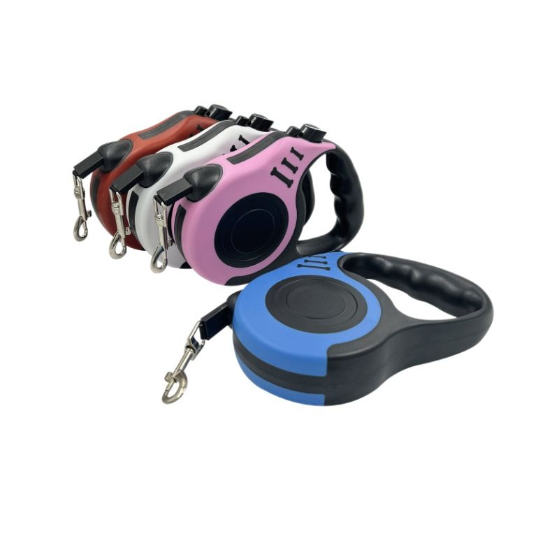 Handheld Portable Automatic Retractable Anti-Knot Pet Walking Leash Dog Chain_voghion.com