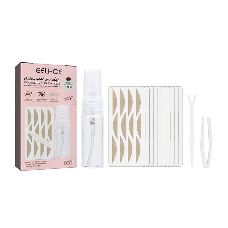 EELHOE with Natural Traceless Inner Blister Eye Non adhesive Lace Double eyelid Patch_voghion.com