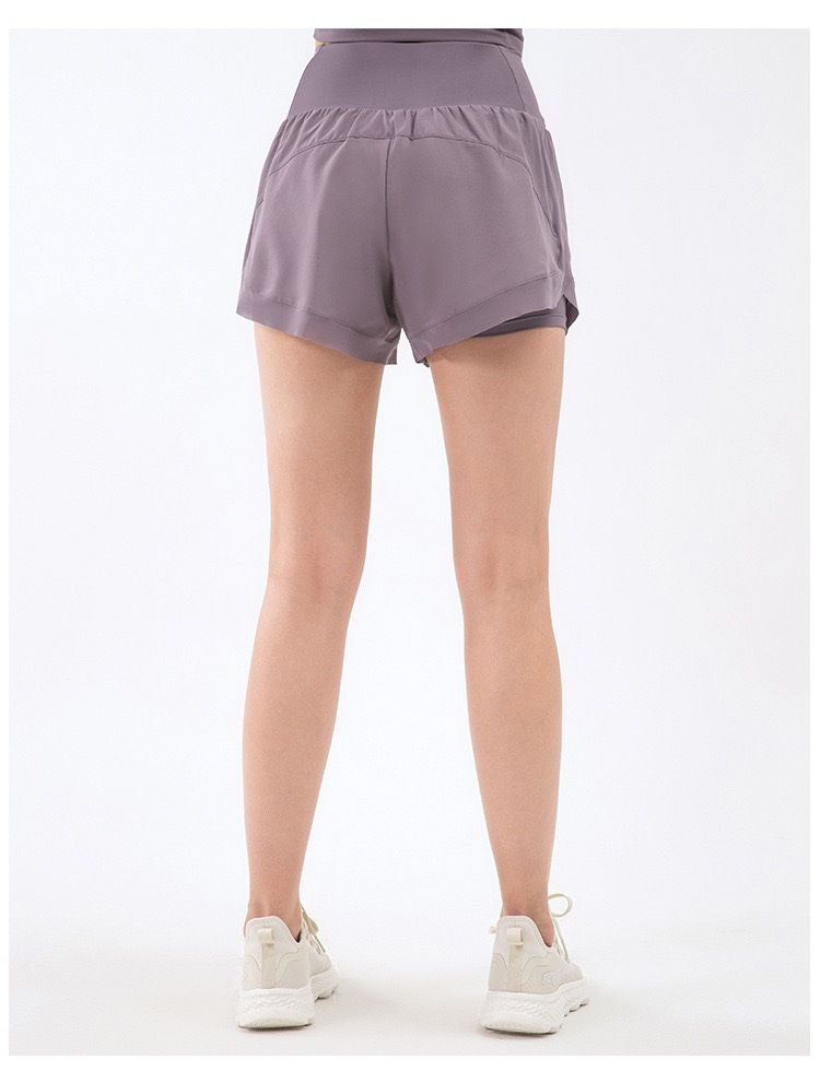 Women's anti-glare, quick-drying, running training fitness pants, high-waisted, loose and breathable yoga pants for summer_voghion.com