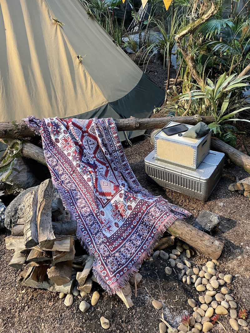 Campingtyg Etnisk Trådfilt Bohemisk soffa Filtöverdrag Filt Soffmatta Bröllopsdekoration Picknick_voghion.com