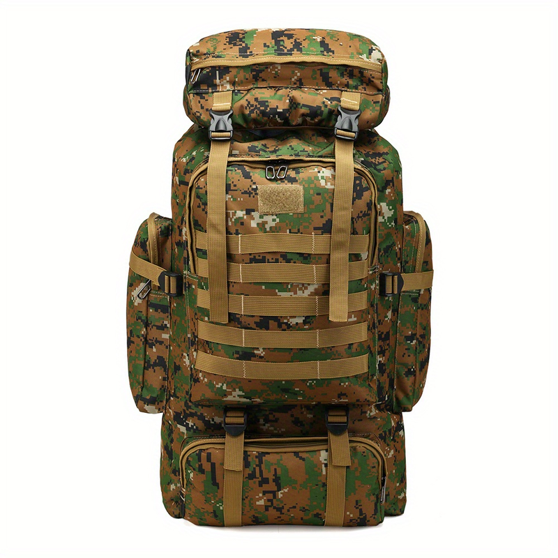Mochila impermeável tática externa 80L para acampamento, caminhada, mochila, caça_voghion.com