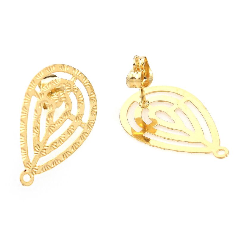 Orecchini creativi in acciaio inossidabile per donna con gocce d'acqua personalizzate, orecchini, ganci per orecchini e accessori_voghion.com