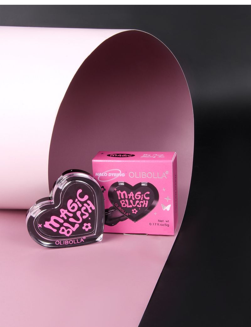 Fard in polvere Caring Powder Rouge è caldo, scolorisce e non sbiadisce facilmente. Fard in polvere in crema, fard in polvere naturale per il viso in stick._voghion.com