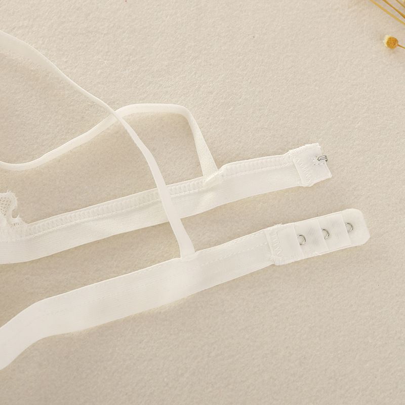 Női Intimates szexi csipke acélgyűrű nélküli melltartó levehető háromszög alakú kosaras női alsónemű állítható lányka csőfelső_voghion.com