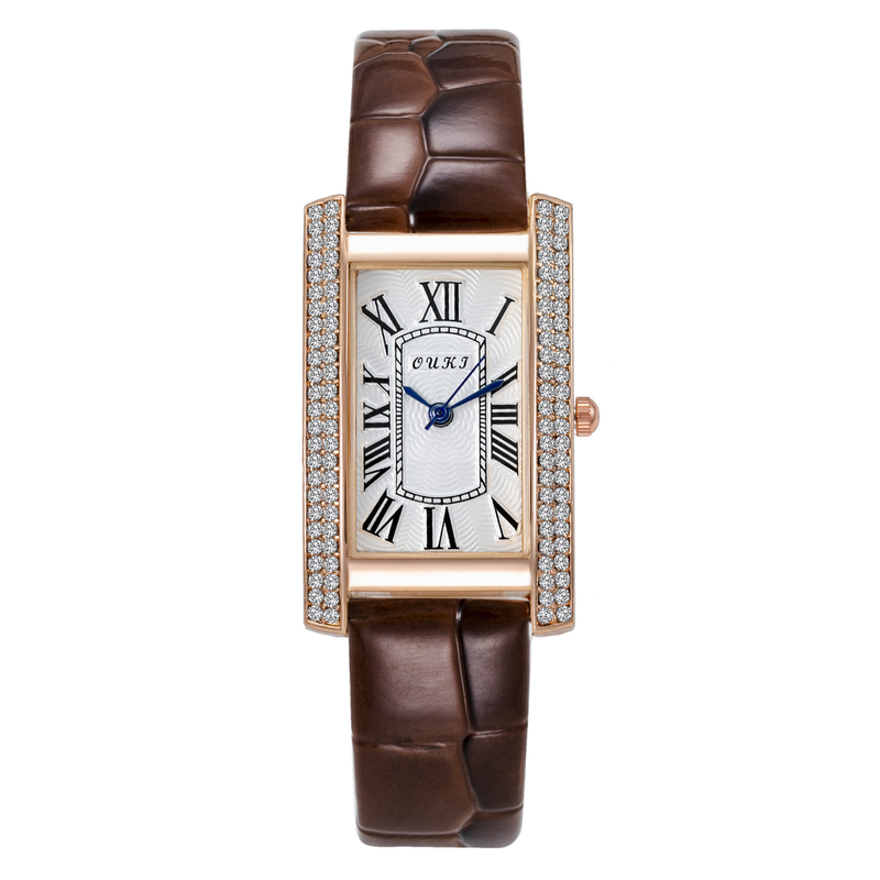 Orologio da donna con diamanti verdi acqua Top 10 2021, nuova scala romana, lusso estivo, piccola folla_voghion.com