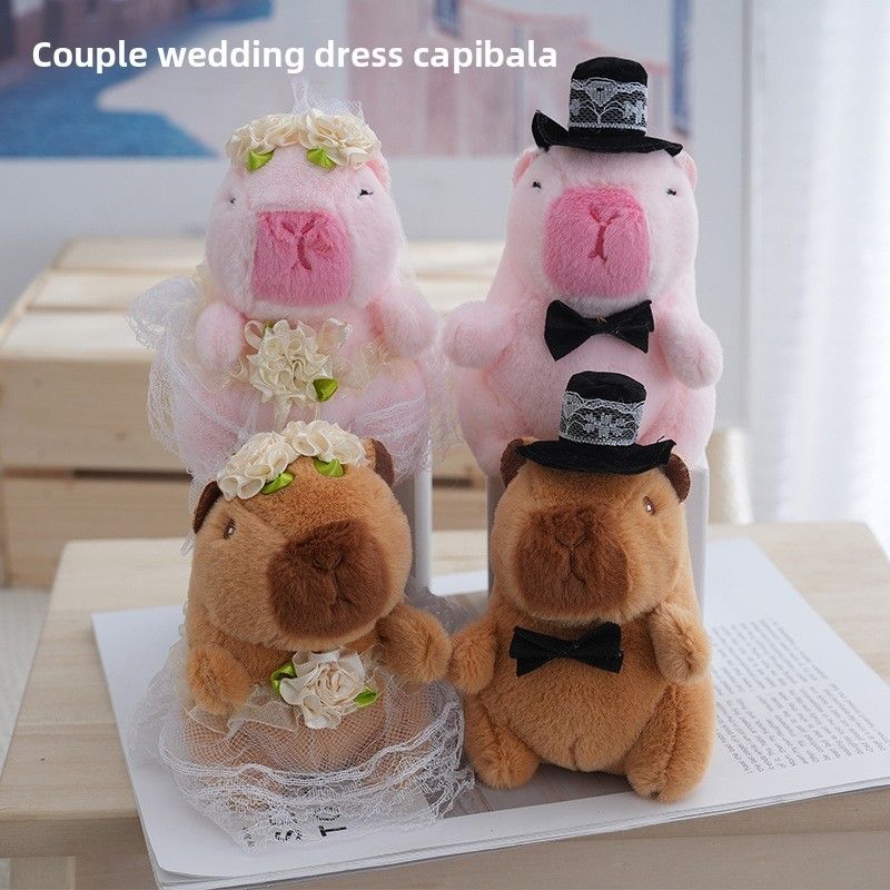 With Plush Keychain Capybara Pp Cotton Filling For Animal And Lovers Collectors_voghion.com