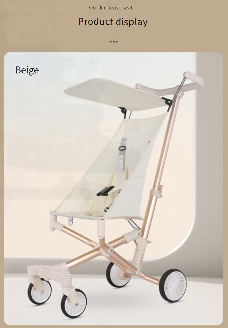 Cochecito de bebé plegable ligero para madres e hijos, para recién nacidos, de aleación de aluminio, de gran tamaño y con bolsillo._voghion.com
