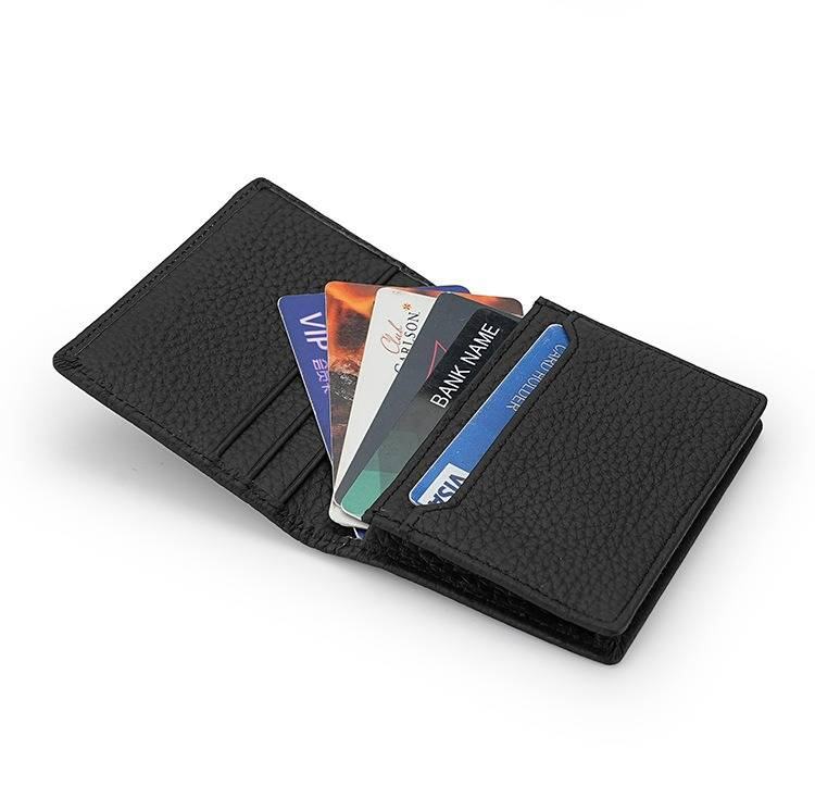Etui na karty, wielofunkcyjne etui na wizytówki, biznesowe, casualowe, wierzchnia warstwa, skóra bydlęca, małe, męskie i damskie, duża pojemność, portmonetka na monety_voghion.com