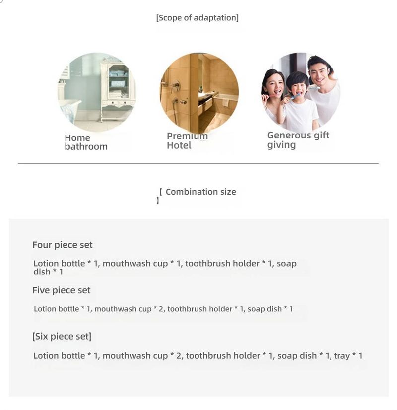 Pastel Ceramic Bathroom Set – 4/5/6-Piece Soap Dish, Toothbrush Holder & Tumblers For Modern Vanities (Irregular Shape, Soft-Touch Finish)_voghion.com