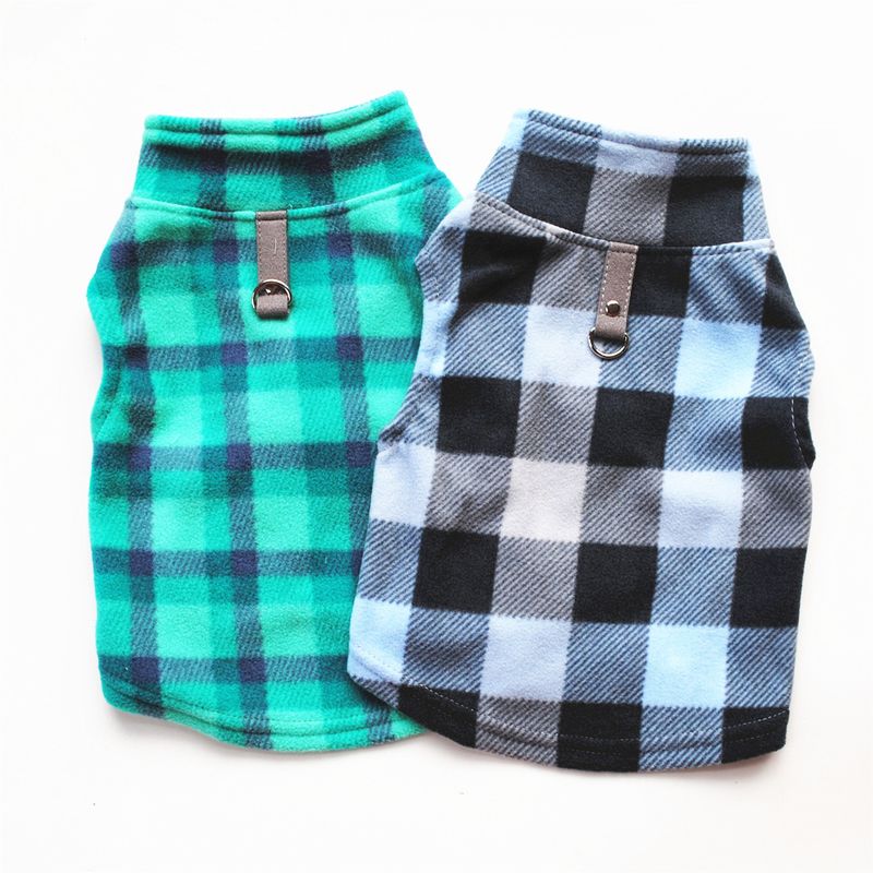 Abbigliamento per animali domestici diretto dalla fabbrica, per cani, autunno e inverno, in pile polare, fibbia di trazione, 27 colori brevettati, saranno oggetto di indagine_voghion.com