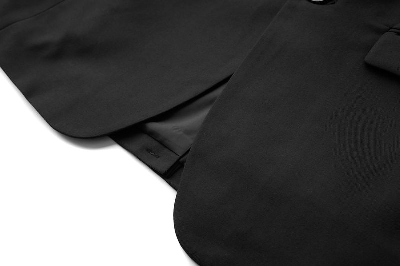 2024 Jugend Herren Neues Zwei-Knopf-Anzug-Set, Anzug, Weste, Dreiteiliges Business-Kleid_voghion.com