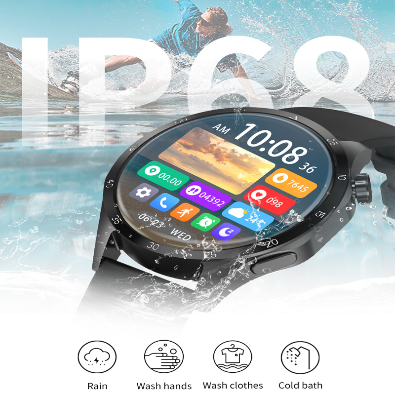 Huawei GT4 Pro Max -älykellolle Miesten verensokeri NFC AMOLED 466*466 HD-näyttö Bluetooth Call Urheiluvedenpitävä älykello_voghion.com