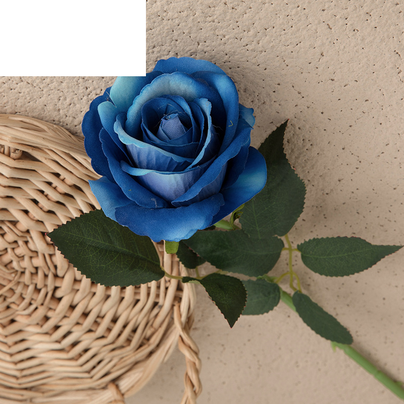 Artigianato, fiori artificiali, forniture nuziali, rose di velluto, piante, fiori nuziali finti, decorazioni per la casa MW03332Y_voghion.com