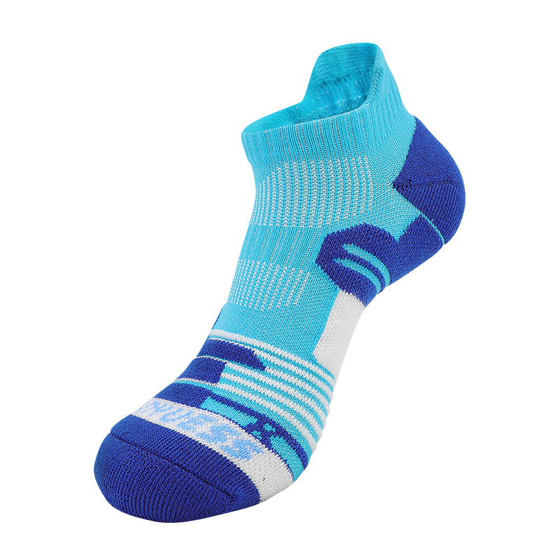 Chaussettes de course d'usine pour hommes, chaussettes de marathon d'athlétisme pour femmes, bas de serviette antidérapant, chaussettes de sport de badminton, vente en gros_voghion.com