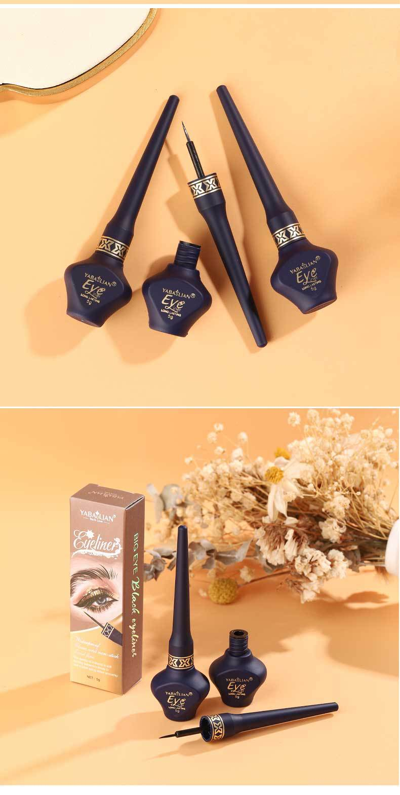 Başlangıç Sıvı Eyeliner Suya Dayanıklı Hızlı Kuruyan Halosuz Eyeliner_voghion.com