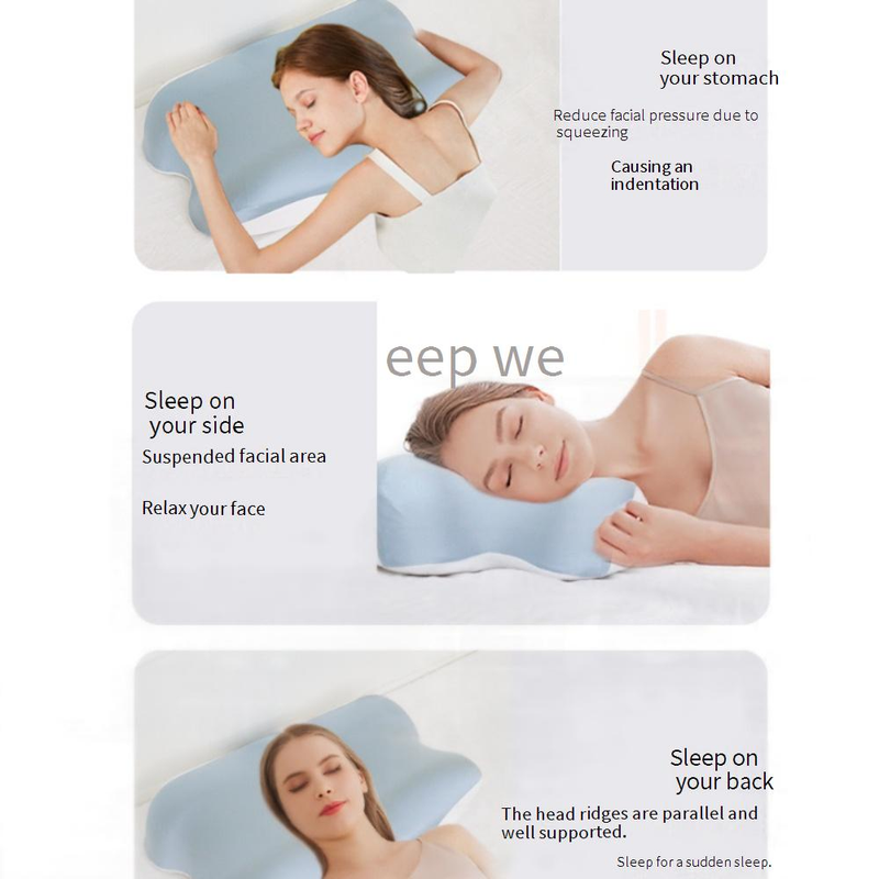 Cervical Pillow For Neck And Shoulder,Contour Memory Foam Pillow,Ergonomic Neck Support Pillow For Side Back Stomach Sleepers With Pillowcase_voghion.com