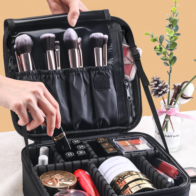Organizador familiar de gran capacidad, bolsa de cosméticos, caja de herramientas portátil para tatuajes, manicura y maquillaje_voghion.com