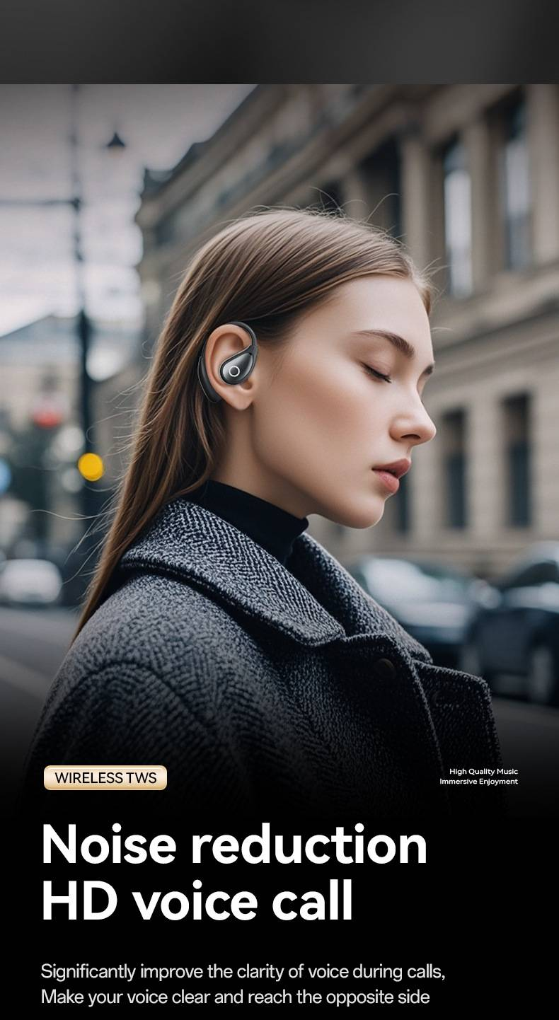 M94 Nei OWS Hänge-Ouer Bluetooth Kopfhörer mat Bildschierm, Touch a Kaartenaaschlag, Knochenleitungs-Kopfhörer_voghion.com