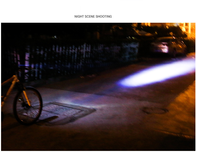 Faro anteriore per bicicletta, impermeabile, per mountain bike, in lega di alluminio T6, luce forte, luce ad alta luminosità, illuminazione anteriore per bicicletta_voghion.com