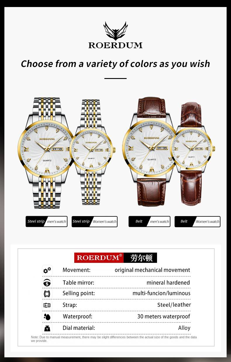 ROERDUM Ferris Wheel Serisi Retro Gümüş Kadranlı Kuvars Hareketi Paslanmaz Çelik Kayışlı Moda Kadın Kuvars Saati_voghion.com