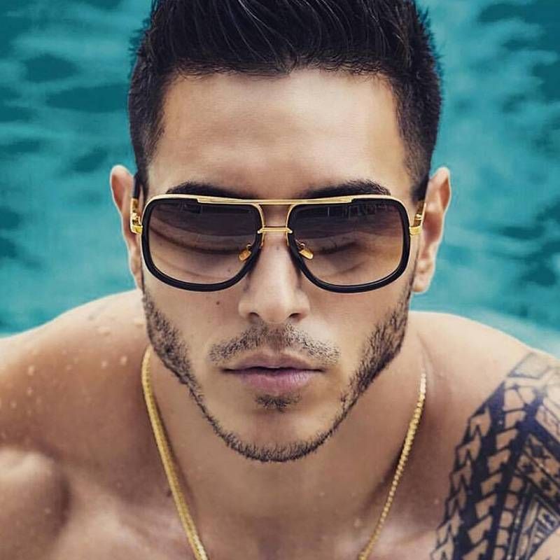 Unisex-Sonnenbrillen Modische Sonnenbrillen mit großem Rahmen Sonnenbrillen Damen-Sonnenbrillen mit quadratischem Rahmen_voghion.com