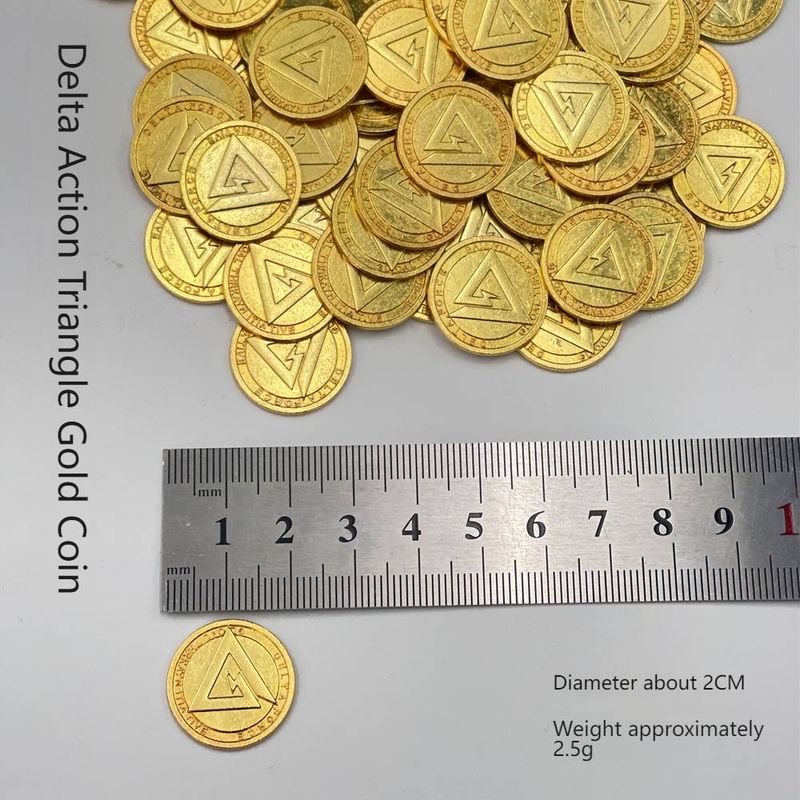 Delta Operation Goldmünzen-Replika-Set – Sammelmünzen aus Metall (2 cm/2,5 cm, 5–100 Stück), Sammlerstücke für Spiele und Militär._voghion.com