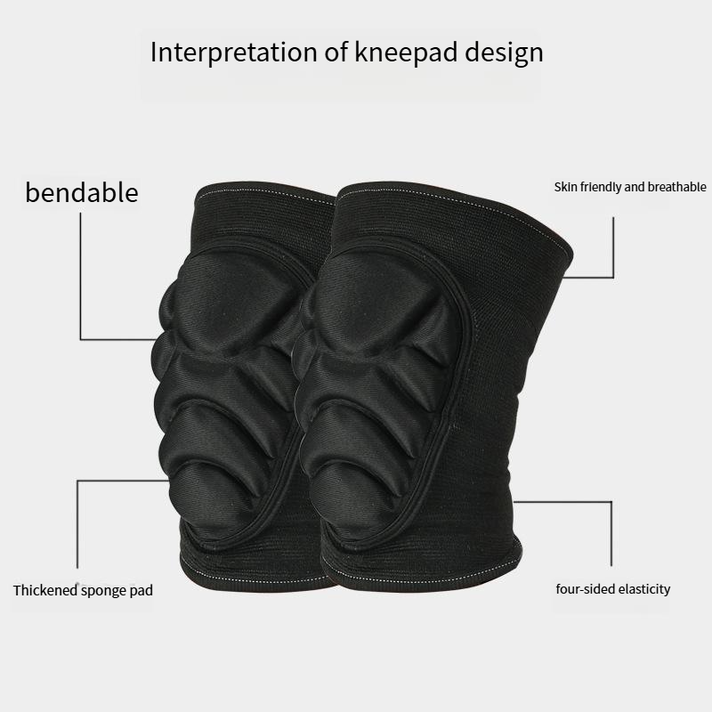 Tortoise Shell Knee & Elbow Pads – Thickened Anti-Shock Protection For Volleyball, Dance & Floor Work_voghion.com