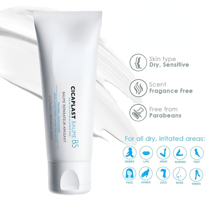 Cicaplast B5 40ml hydratační krém zklidňuje zarudnutí svědění vyživuje zlepšuje regeneraci opalovací krém_voghion.com