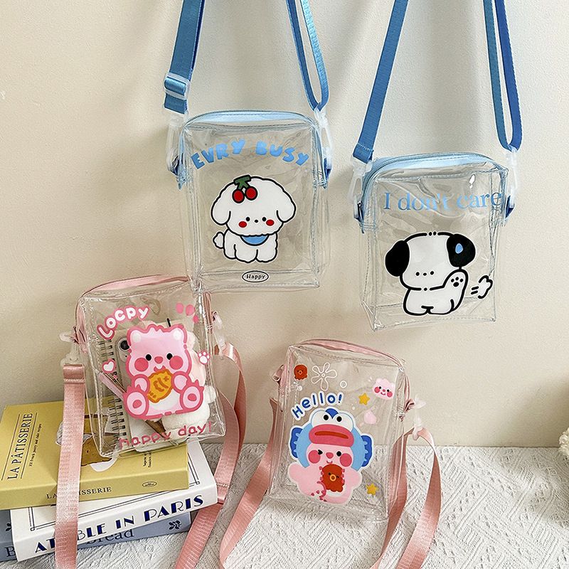 Borsa a tracolla trasparente in gelatina, elegante e carina, per telefono cellulare, modello Mini Niche di alta qualità, per l'estate 2025._voghion.com