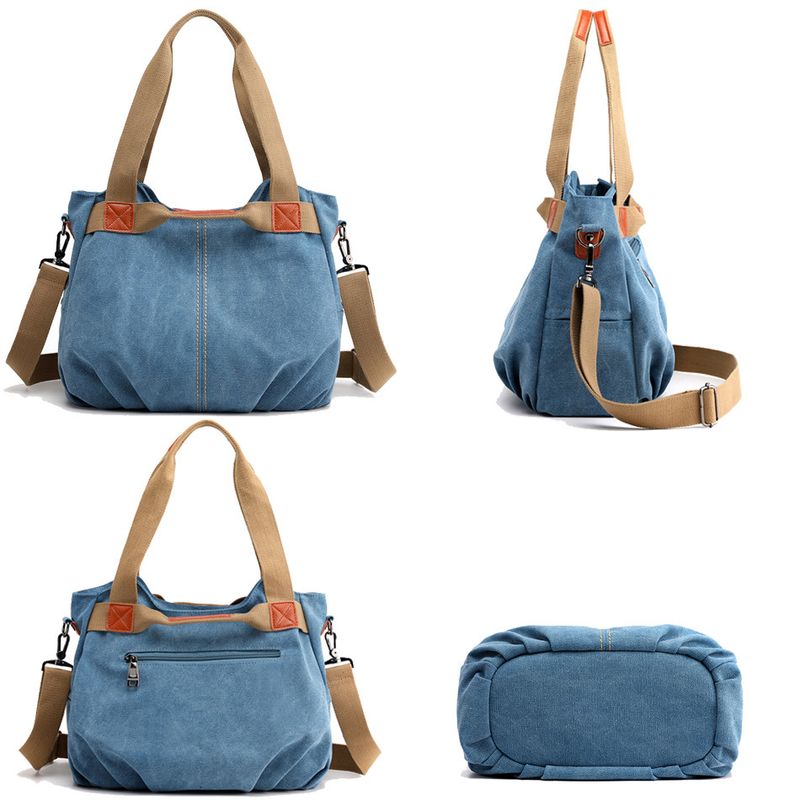 Borse a tracolla da donna in tela in stile invernale per donna Borse a tracolla con pannelli da donna di alta qualità Borse a tracolla Tote Bolsas_voghion.com