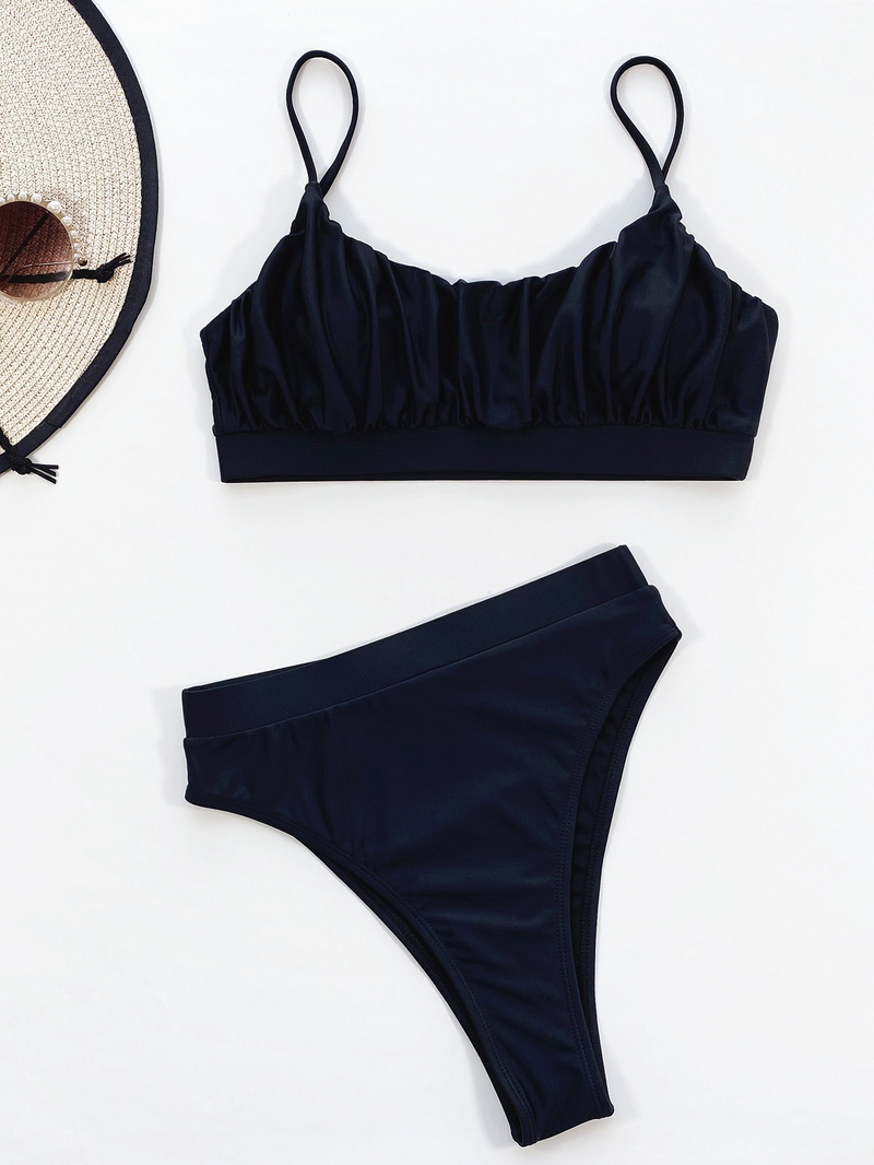 Sieviešu modes bikini peldkostīms bez lencītēm_voghion.com
