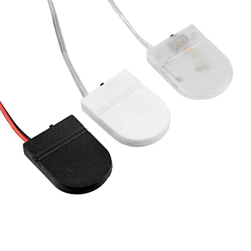 1 Piece 1/2 Slot CR2032 CR 2032 Coin Cell Battery Holder With Wire Leads ON-OFF Switch 3V Button Battery Storage Case Box Holder_voghion.com