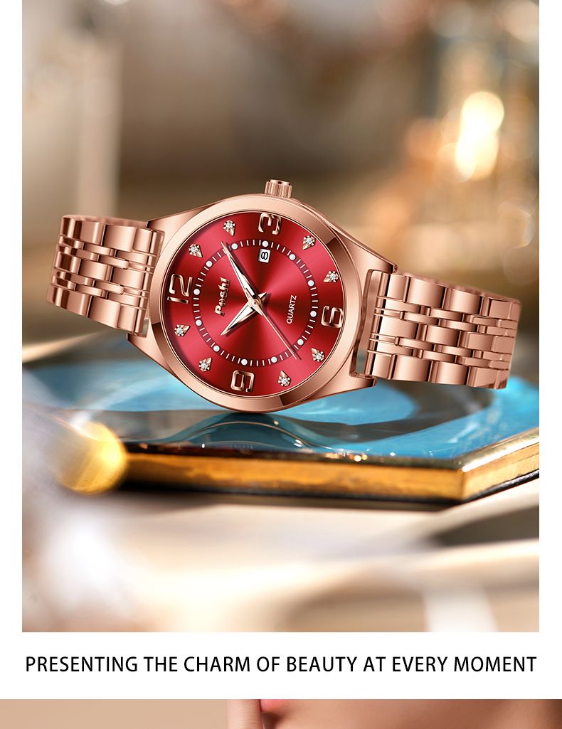 Luxury Business Quartz Watch For Women Elegant Women's Watches Simple Style With Date Display_voghion.com