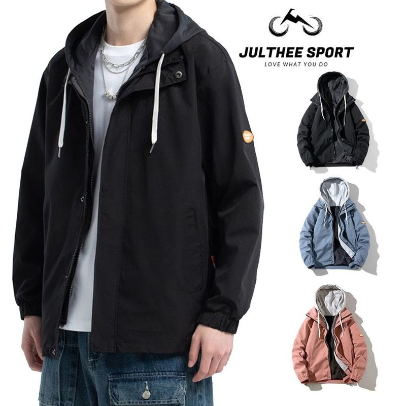 Giacca sportiva unisex da esterno firmata, finta giacca in due pezzi M-4XL B010_voghion.com