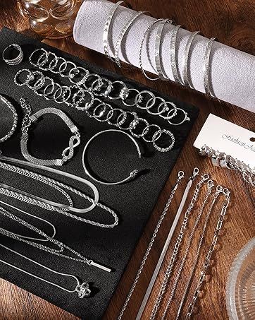 Braccialetti rigidi in oro per donna, set di braccialetti rigidi impilabili multistrato placcati in oro 14k, ciondoli eleganti alla moda, anti-ossidazione, minimalisti, boho testurizzati_voghion.com