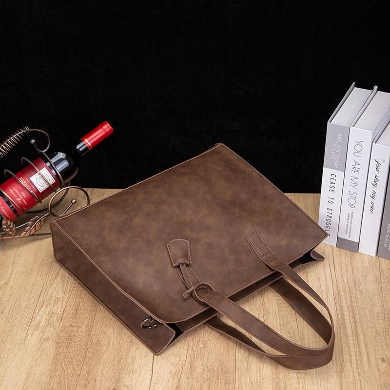 Herren horizontale Mode PU Pitot Tasche Trend Crossbody Handtasche_voghion.com