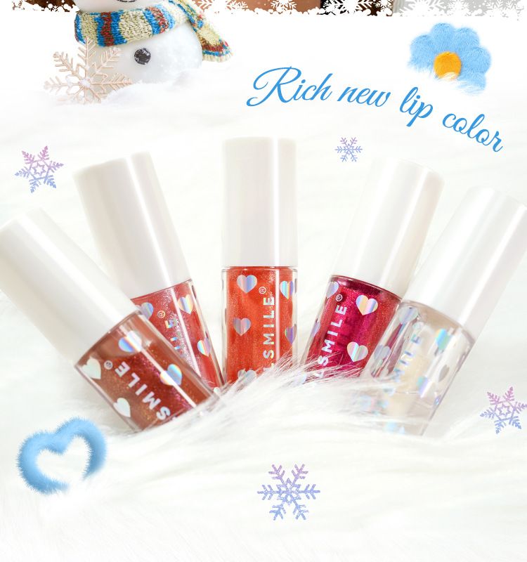 Rossetto perlato, set di smalti per labbra, idratante, opaco, non facile da applicare._voghion.com