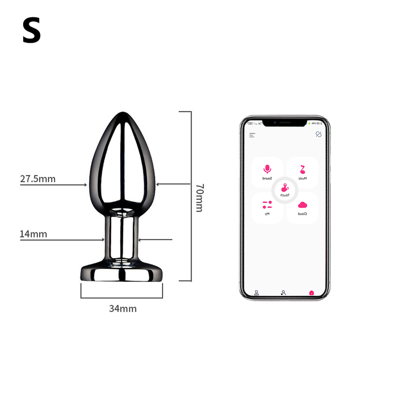 Plug anale di controllo APP Vibratore Bluetooth Butt Plug Uomo Massaggiatore prostatico Buttplug femminile Articoli per adulti Sesso T plug_voghion.com