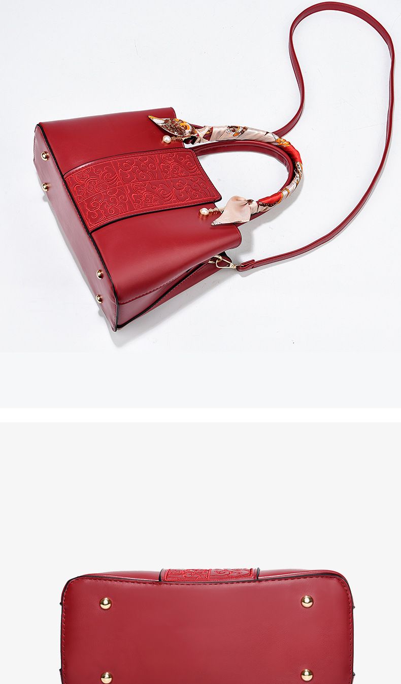 Wedding bags women's bridal bags high end red wedding handbags for middle aged mother in law_voghion.com
