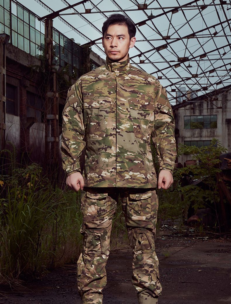 Set de costum de camuflaj jachetă G3 pentru bărbați - Top camuflaj MC, îmbrăcăminte tactică în aer liber Set complet de echipamente_voghion.com