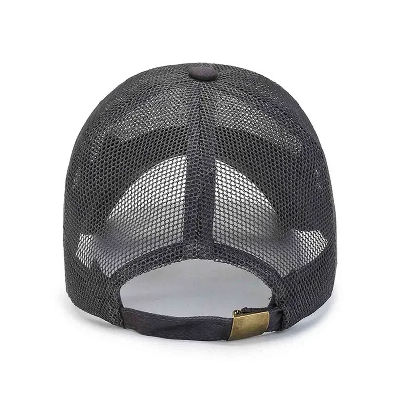 Heißer Verkauf Sommer Full Mesh Baseball Cap Quick Dry Kühlung Sonnenschutz Wandern Golf Laufen Einstellbare Hysterese Hut gorras_voghion.com