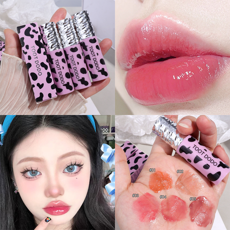 Mirror dye lip gloss waterproof moisturizing liquid lipstick durable transparent jelly sexy red lip gloss Kore_voghion.com