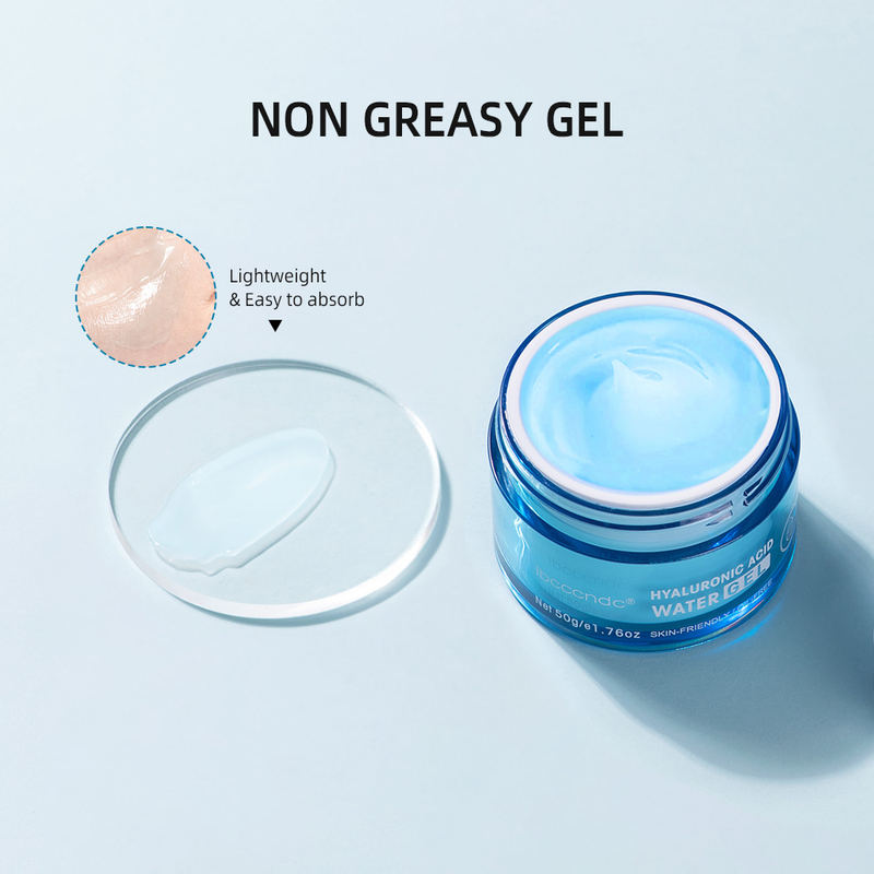 50g Hyaluronic Acid Hydrating Water Gel/moisturizing Cream Daily Face Moisturizer For Dry Skin Improve Dryness_voghion.com