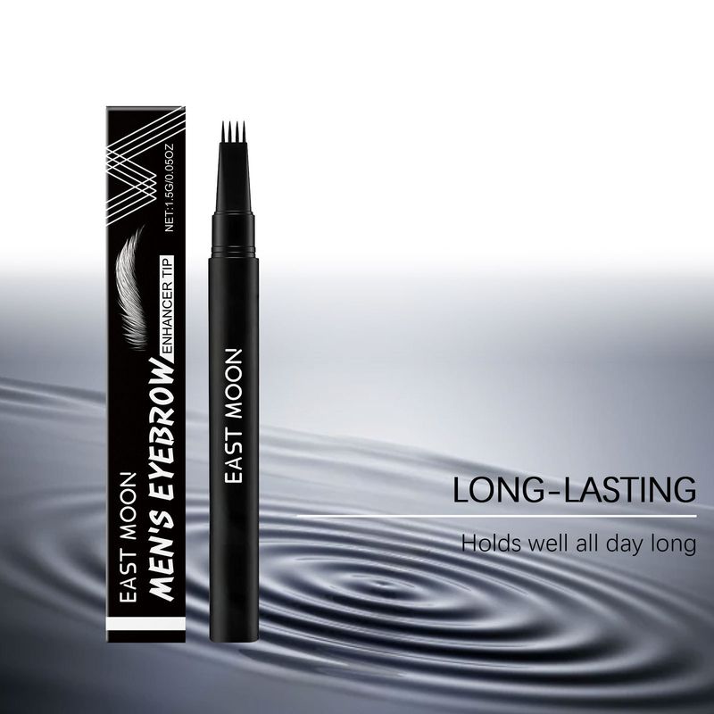 Men's Four-Prong Eyebrow Pencil Daily Color-Enhancing Shaping Natural Smooth Brow_voghion.com