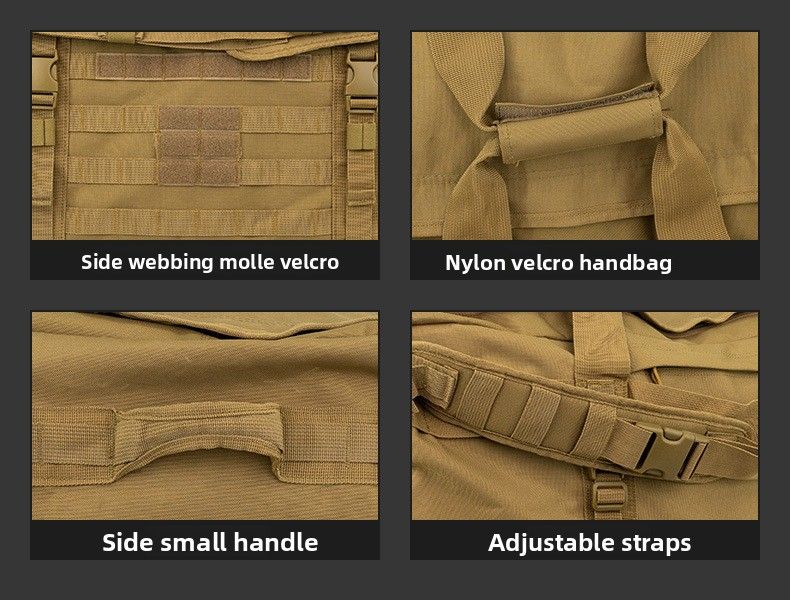 Huasheng Extra Large Capacity Hiking Camping Sling 106L Outdoor Handheld And Backpack Military Enthusiast Tactical_voghion.com