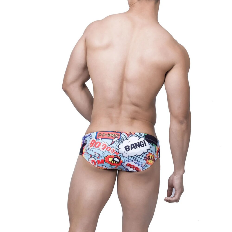 Padded Men Swimming Briefs Sexy Pouch Bulge Enhancing Push Up Cup Cueca Gay Swimwear Calzoncillos Hombre Slip Enlarge_voghion.com
