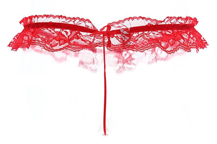 luckyqqyp Panties For Women, Thong, Pearl Lace Trim, Temptation, Triangle Panties, Sexy Temptation Wholesale_voghion.com