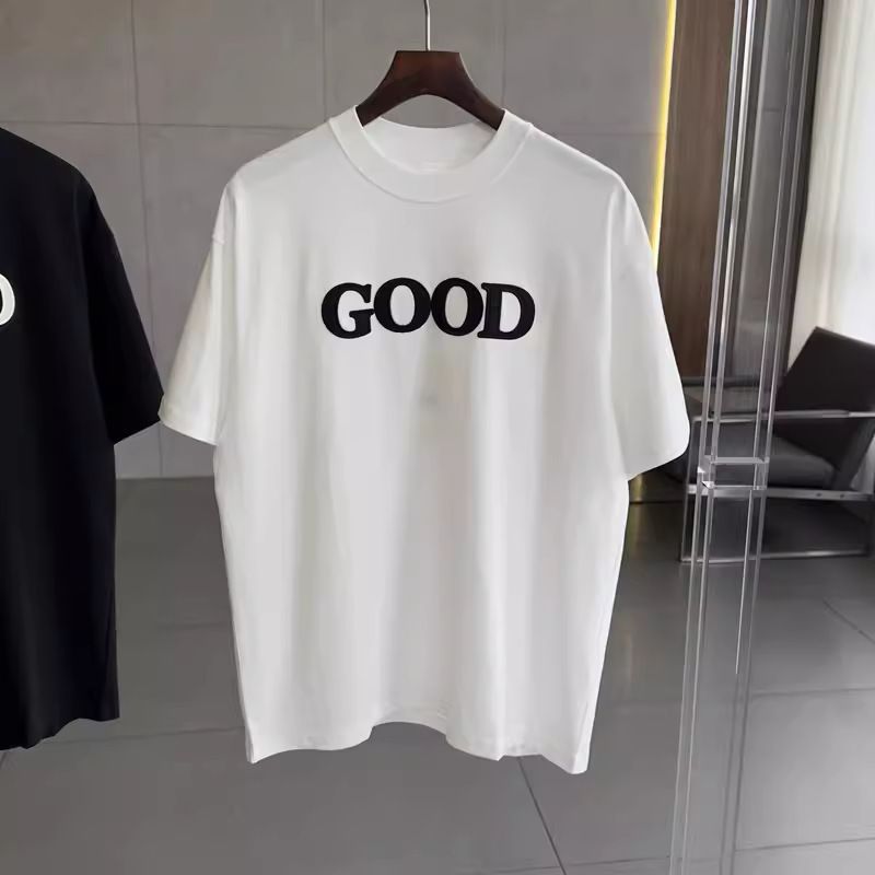 Short sleeved t-shirt for men in summer 2024, new American style clothes for men, loose fitting and trendy youth pure cotton_voghion.com