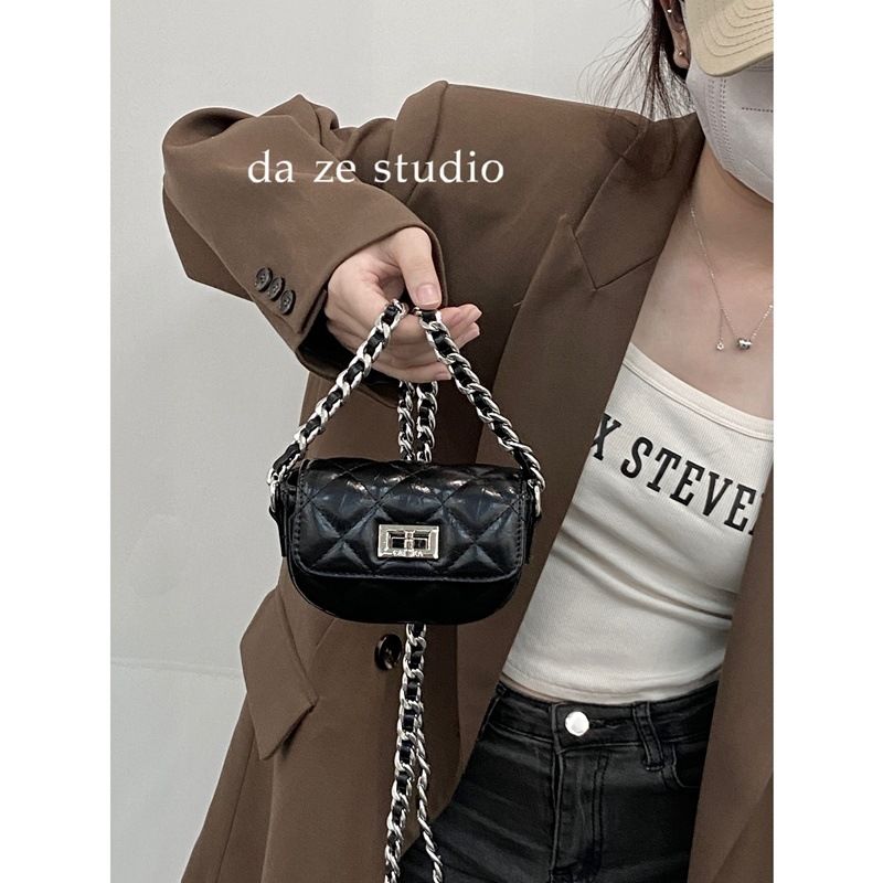 Per le donne 2025 Nuova borsa a tracolla Super popolare Catena Estate Argento Versatile Squisita Piccola Mini borsa unica_voghion.com