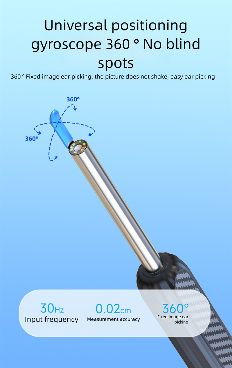 New Product HD Waterproof Camera Head Luminous Wireless Visual Ear Pick_voghion.com